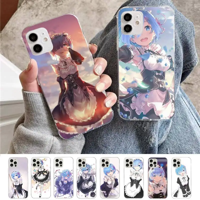 

cartoon cute maid girl Phone Case for iPhone 11 12 13 Mini Pro Max 8 7 6 6S Plus X 5 S SE 2020 XR XS 10 case