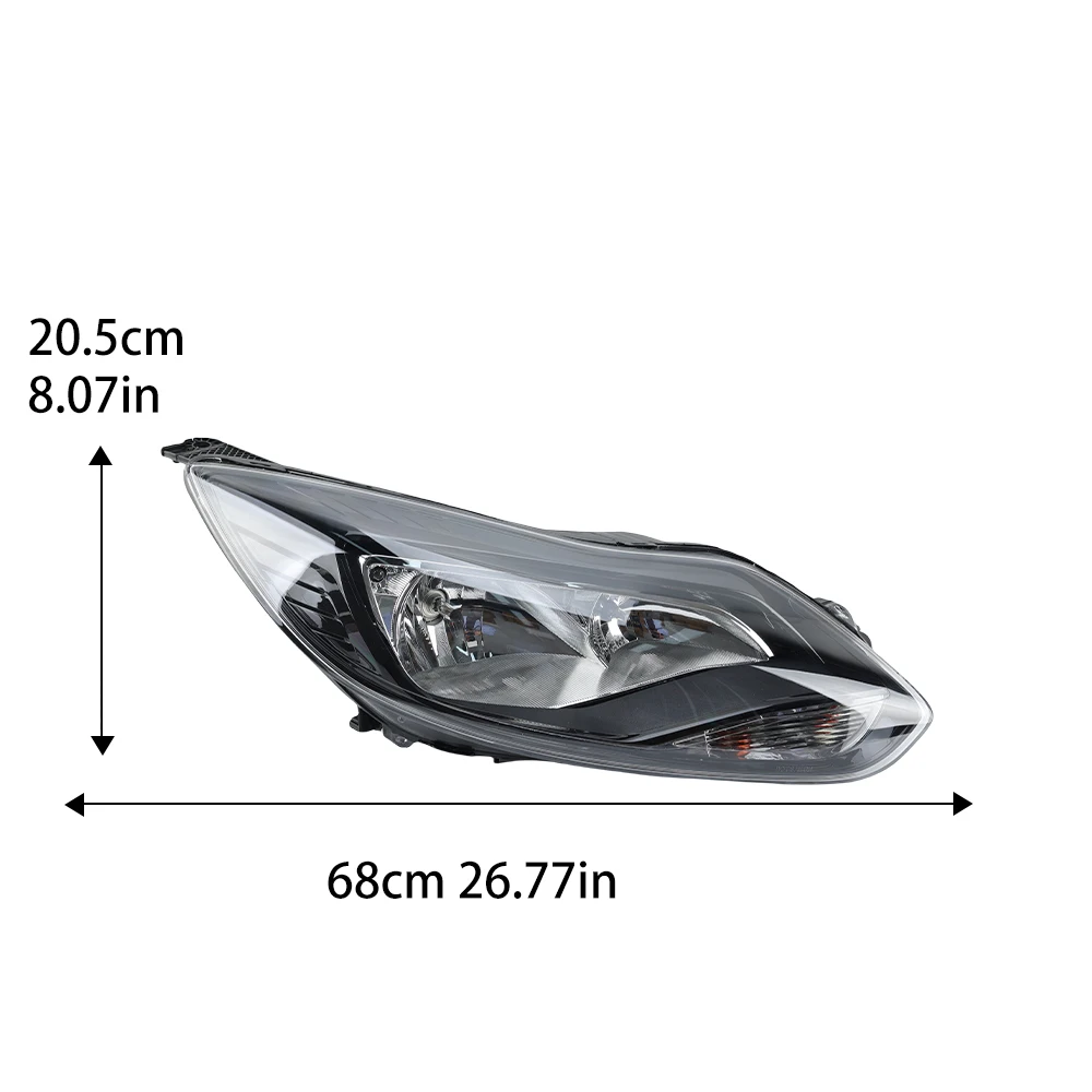 Передняя фара автомобиля в сборе для Ford Focus Mk3 Zetec и Titanium 2011 2012 2013 2014 2015 запасные