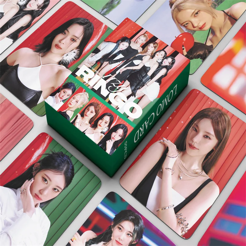 

55 Cards/set ITZY Album RINGO LOMO Card Lia Shin Yu-jin Lee Chae-ling Yuna Fan Collection Gift Postcard Printing Photo Card KPOP