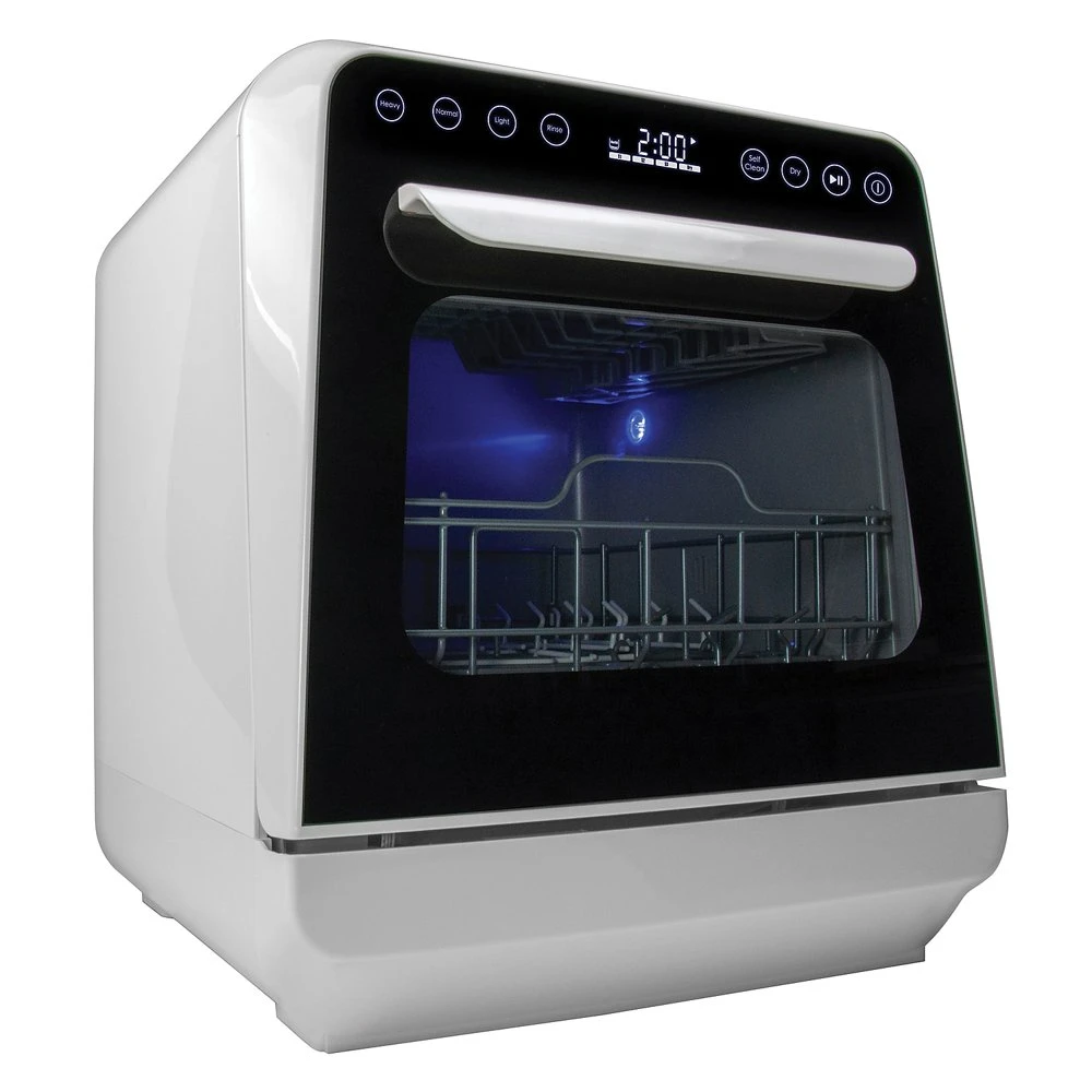 

Mini Countertop Dishwasher in White - 3 Plate Capacity MCSCD3W