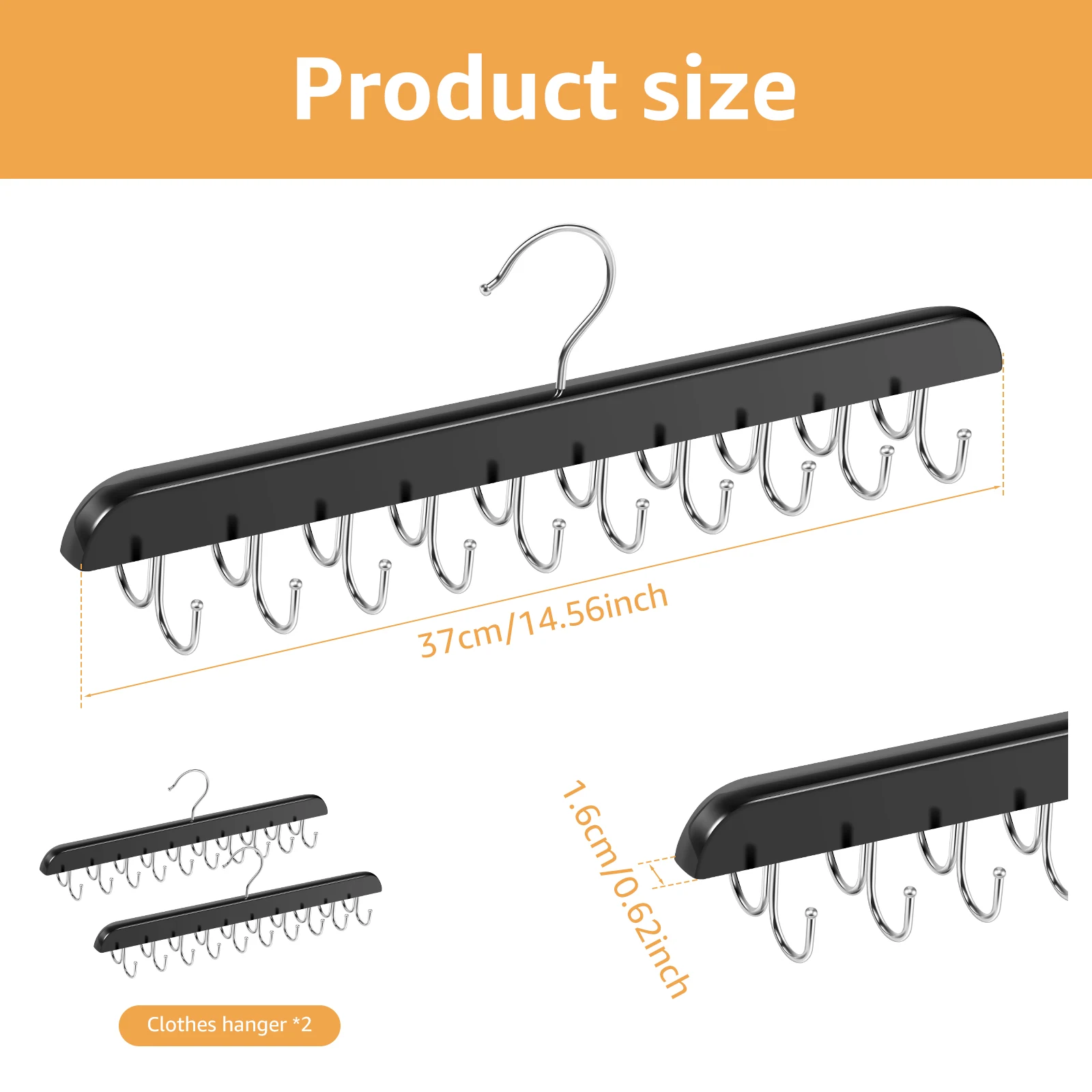 2/4 шт. вешалки для одежды 20 крючков