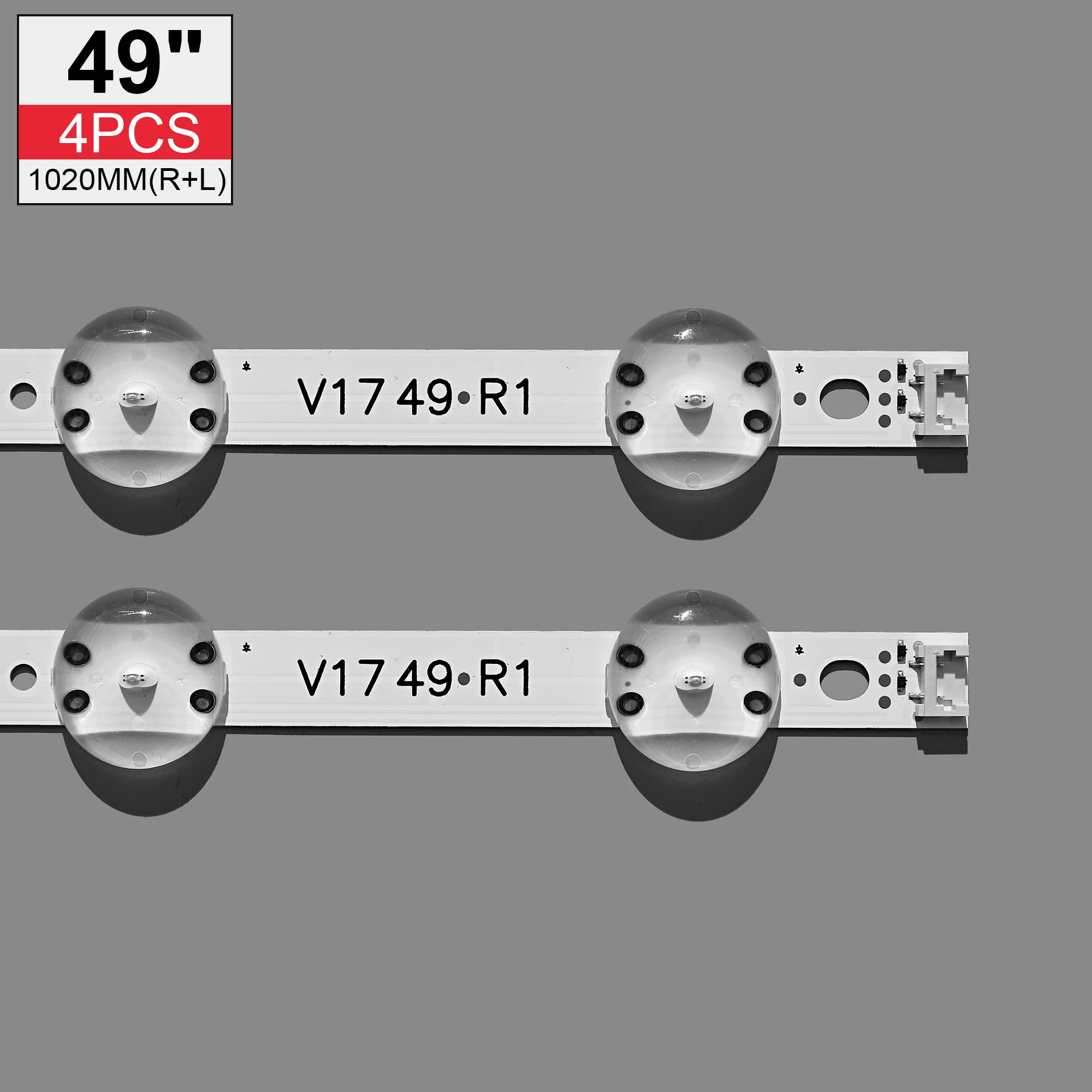 Светодиодная лента для подсветки (4For LIG 49LJ614V 49UJ6525 49UJ6585 49UV340C 49UJ6565 49UJ651V 49UJ670V 49UJ701V V17