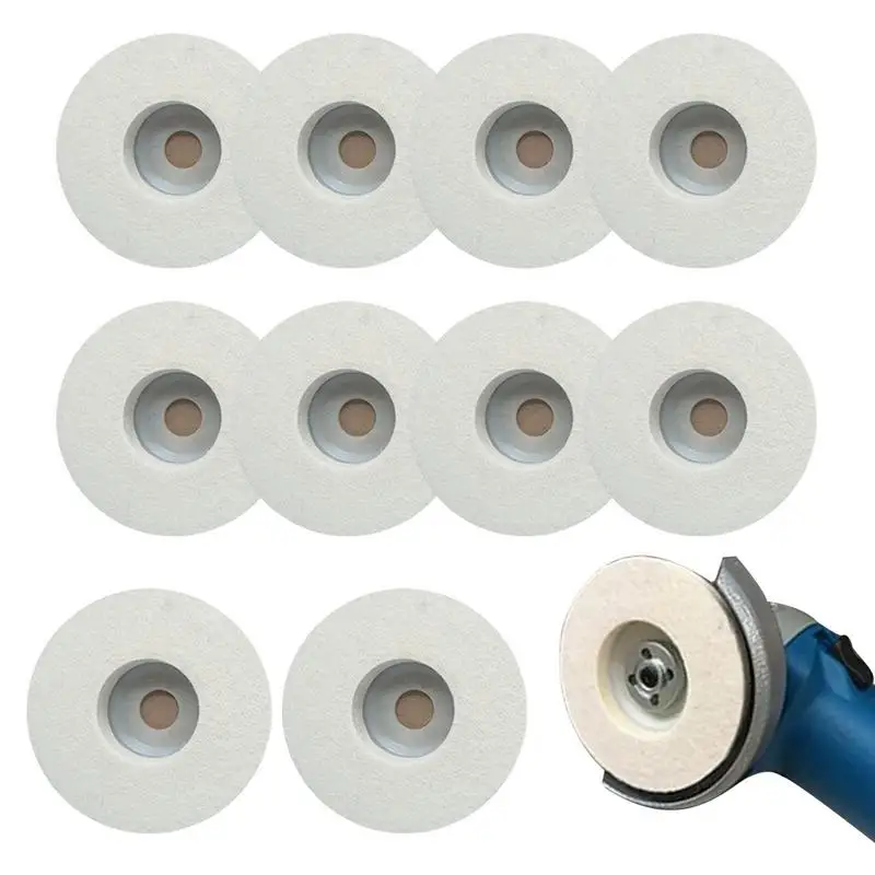 

Wool Polishing Wheel Disc Elastic Drill Buffing Wheel Thickened Wool Polishing Wheel Multifunctional Polishing Accessories