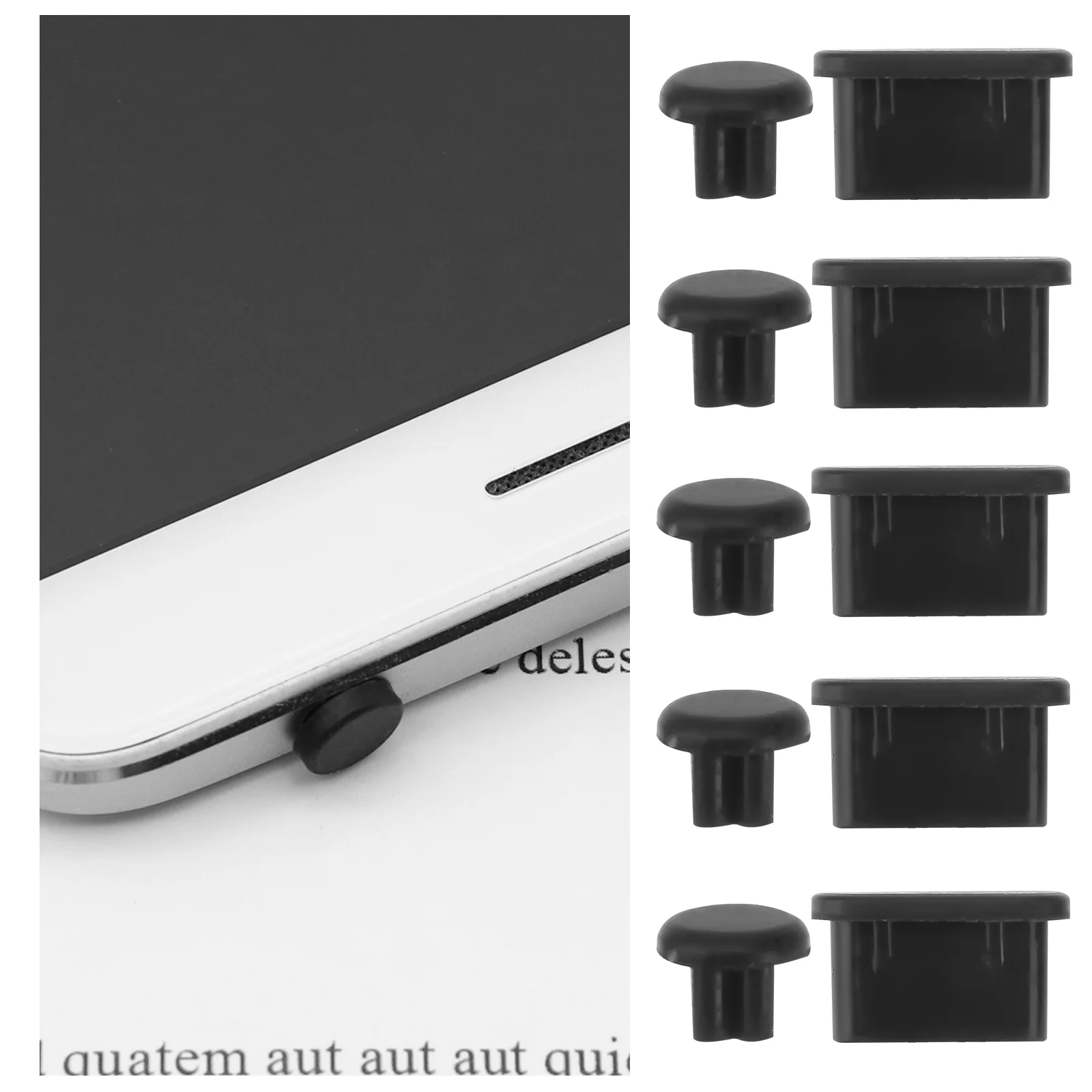 

Plug Dust Cover Usb C Port Anti Jack Charm Headphone Micro Pin Galaxy Type Charging Protector Plugs Cell Speaker Caps Stickers