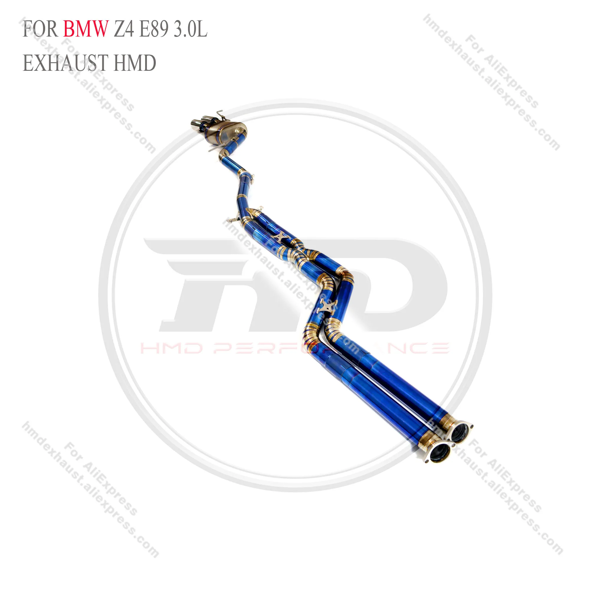 HMD выполненная на заказ выхлопная система из титанового сплава Catback для BMW Z4 E89 3 0 л