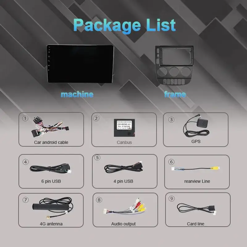 Android 14 для Benz M-Class W163 ML320 2003- 2005 2K QLED автомобильное радио мультимедийный видеоплеер