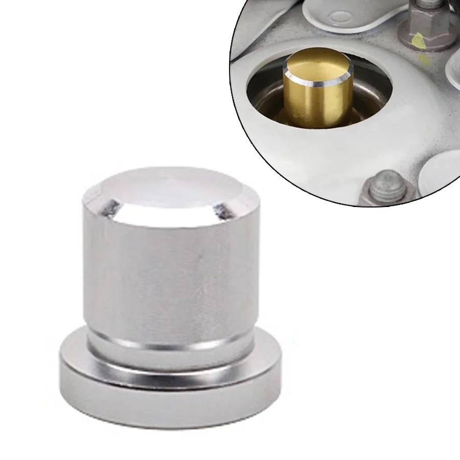 1 шт. Серебряный алюминиевый сплав амортизатор с винтовой крышкой пылезащитный
