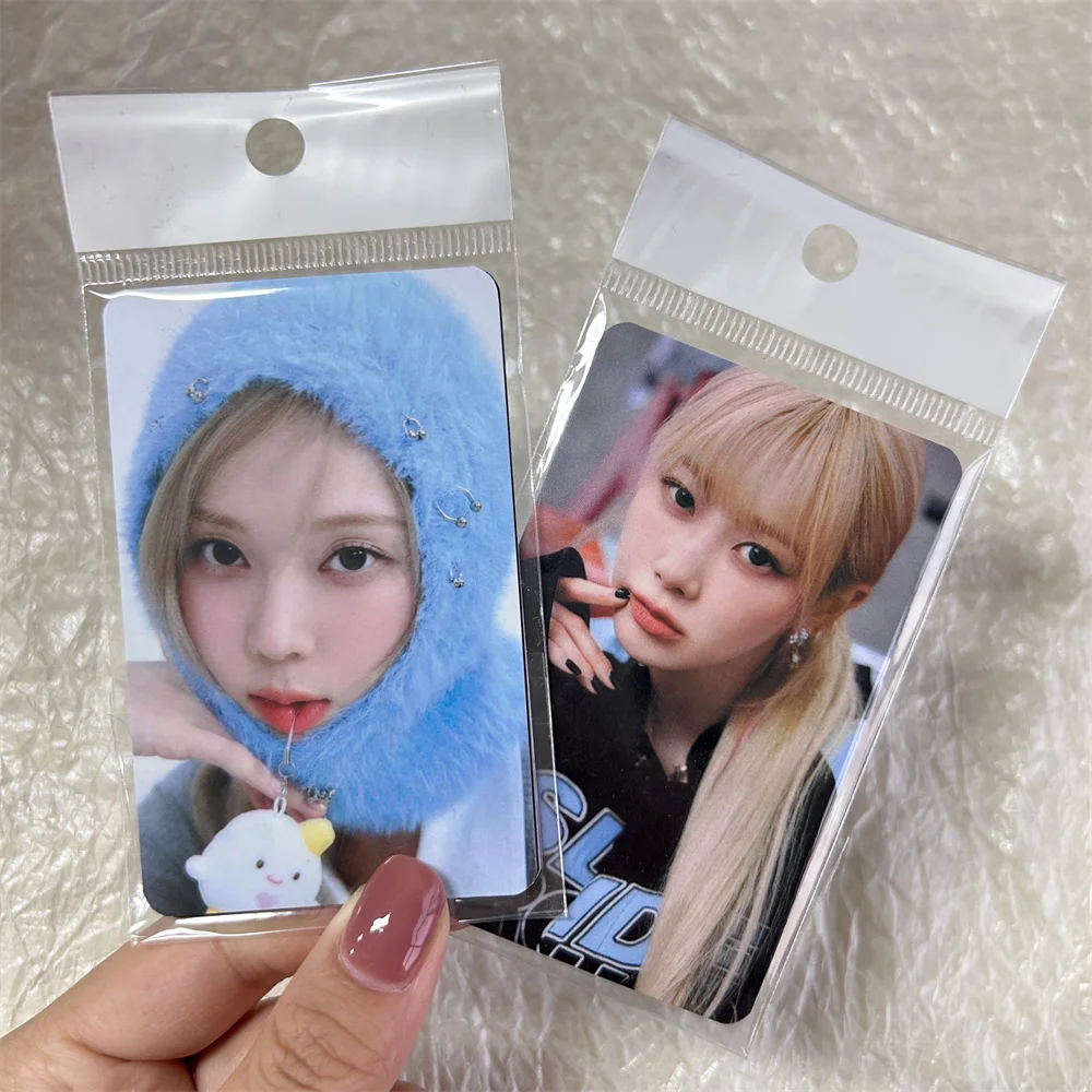 KPOP 2025 сезонные поздравления HD фотокарточка 4 шт./компл. двухсторонняя бумага с