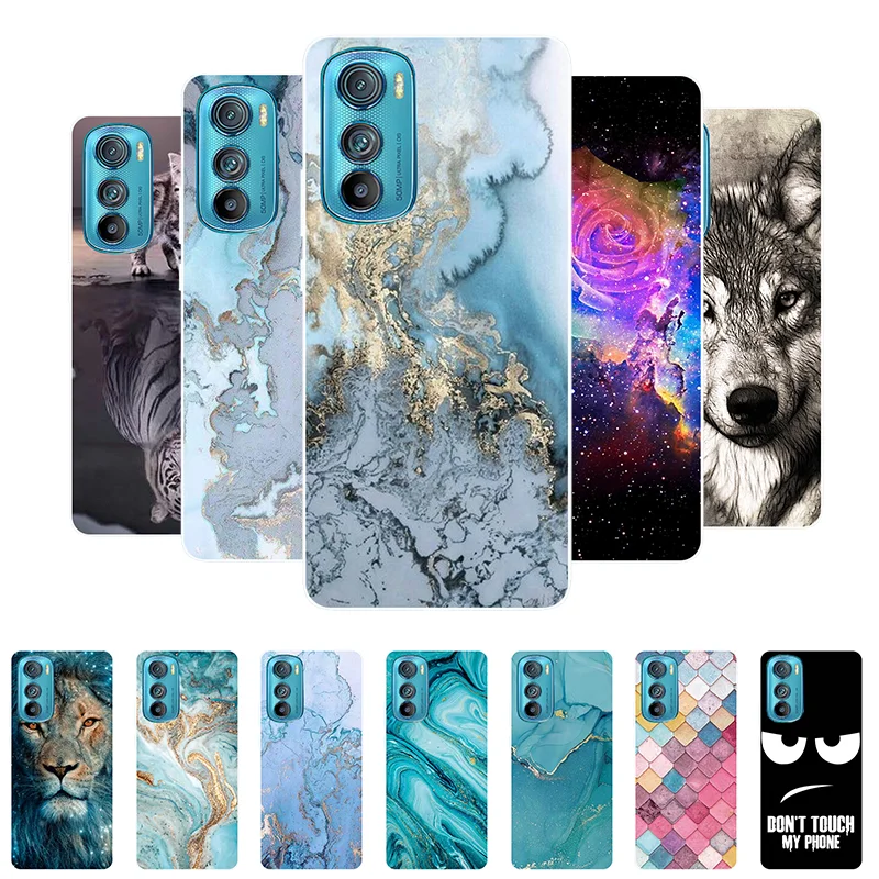 

for Motorola Edge 30 Case Cover for Moto Edge 30 Case Marble Soft Silicone Back Cover For Motorola Moto Edge 30 Phone Case etui