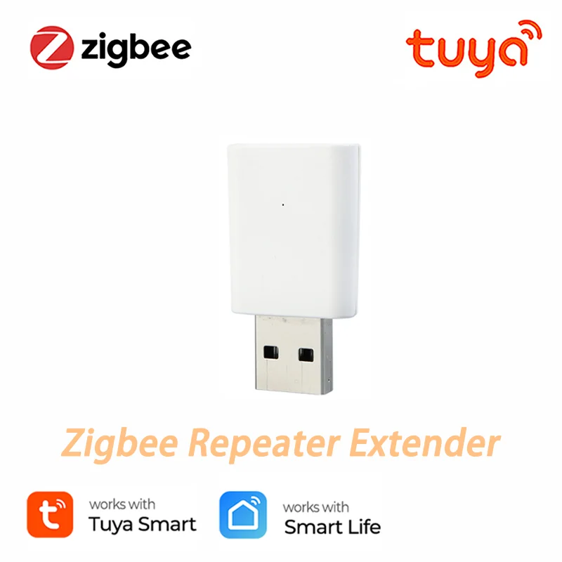 

Ретранслятор сигнала Tuya ZigBee, USB-удлинитель для датчиков Smart Life Zigbee, расширение 20-30 м, сетчатый помощник по домашней автоматизации