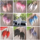 Автомобильная подвеска китайские колокольчики настенное украшение ручной работы и украшение из перьев для девочек автомобильные аксессуары внутренний Декор