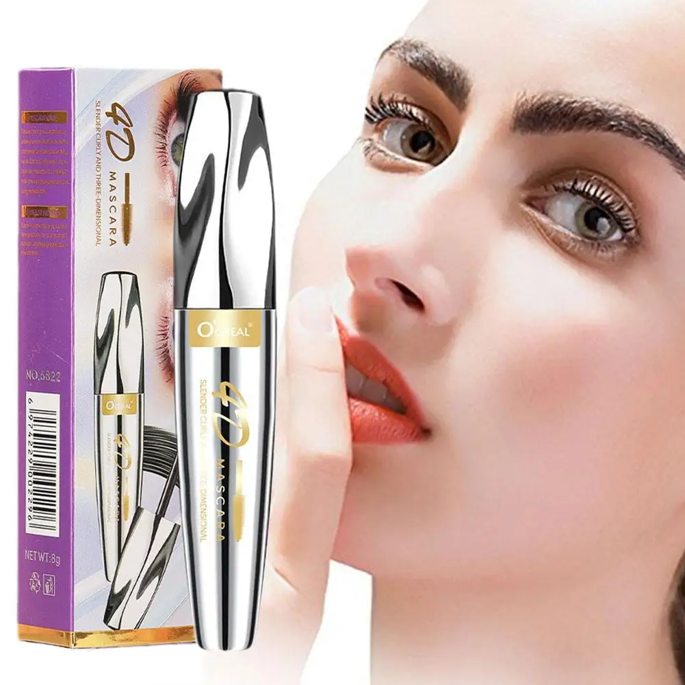 

New 4D Silk Fiber Waterproof Mascara Eyelash Extension Black Browm Thick Curling Eye Lash Eyes Sweat-proof Makeup Cosmetic Tool
