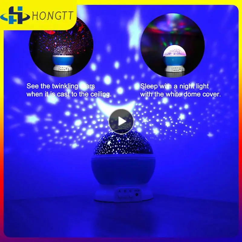 

Children Bedroom Moon Light Rotating Sky Moon Projection Lamp Planetarium Starlight Star Night Lights Newest Kids Gift Lamp Hot