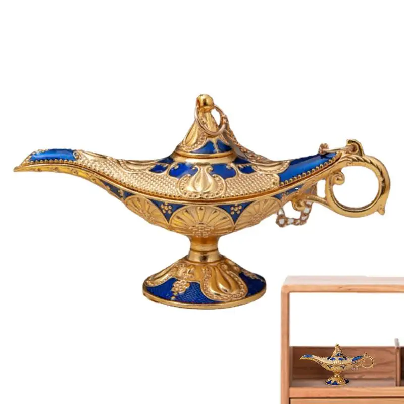 

Retro Metal Carved Wishing Light Home Decoration Table Ornament Magic Party Halloween Birthday Gifts