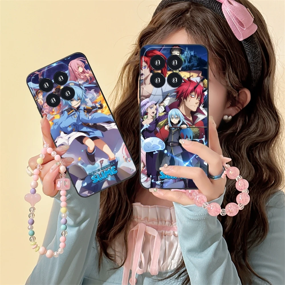 Чехол для мобильного телефона Slime Tensura Rimuru Xiaomi 14 13 12 11 10 9 T Ultra Lite Pro S SE X 5G черный