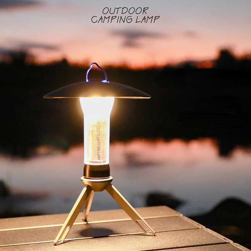 

Multifunctional Retro Camping New USB Charging LED Tent Outdoor Horse Lantern Portable Light Equipment Hiking Light Multi Tool