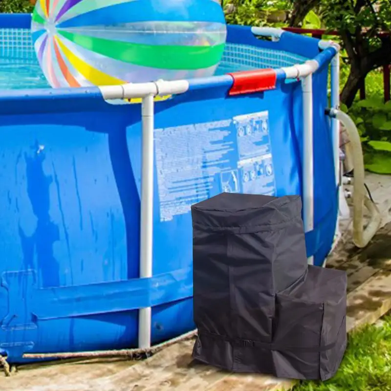 Чехол для насоса на шнурке Ранняя крышка УФ-Защита фильтра бассейна 420D чехол из