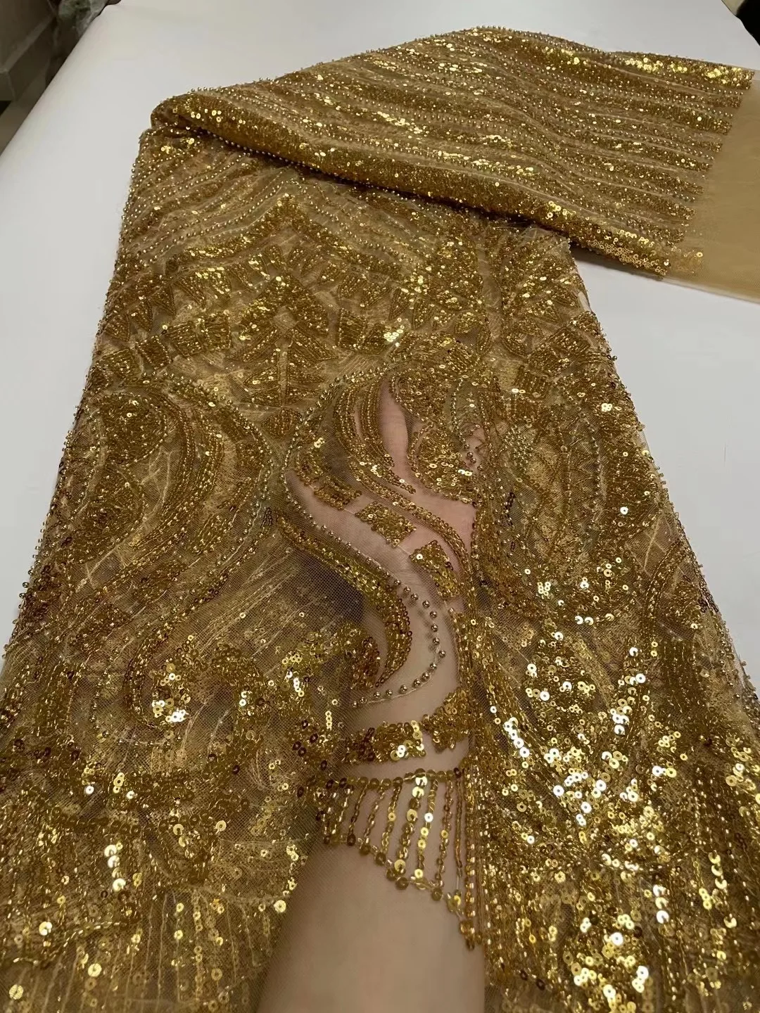 

Роскошная африканская кружевная ткань, 2023 блесток, вышивка, розовое нигерийское кружево, свадебная Высококачественная французская Тюлевая кружевная ткань для свадьбы