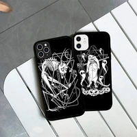 vintage witch european alchemy phone case silicone pctpu case for iphone 11 12 13 pro max 8 7 6 plus x se xr hard fundas