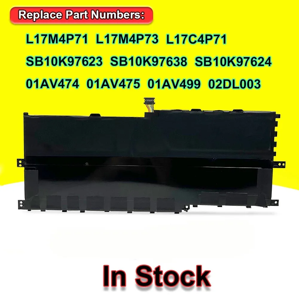 Аккумулятор L17C4P71 для ноутбука Lenovo ThinkPad X1 Yoga Gen 3/2018 20LE 20LD L17M4P71 01AV474 01AV475 SB10K97623 15 36 в