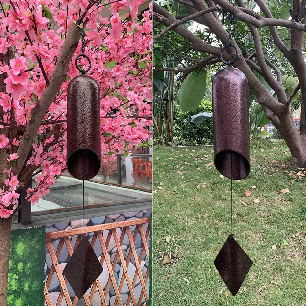 

24Inch Large Metal Heroic Windbell Wind Chimes Deep Resonance Serenity Bell For Home Decor Outdoor Garden Courtyard Decoration