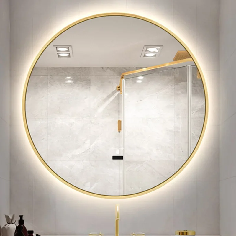 Подвесное сенсорное зеркало светильники для ванной комнаты эстетическое