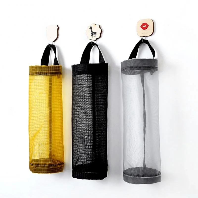 

OLOEY Wall Mounted Kitchen Hanging Grocery Dispenser Hanging Storage Garbage Bag Household Waste Organizer Plastic Garbage Bag