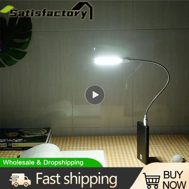 

10/15/20PCS Portable Table Lamp 5v Lamp 8leds Mini Night Lights For Power Bank Pc Reading Book Lamp Eye Protection