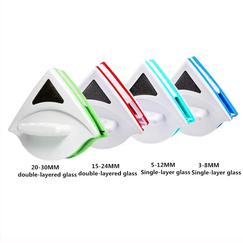 

Magnetic Window Wiper Glass Cleaner Brush Tool Double Side Magnetic Brush Window Glass Brush for Washing Household Cleaning Tool
