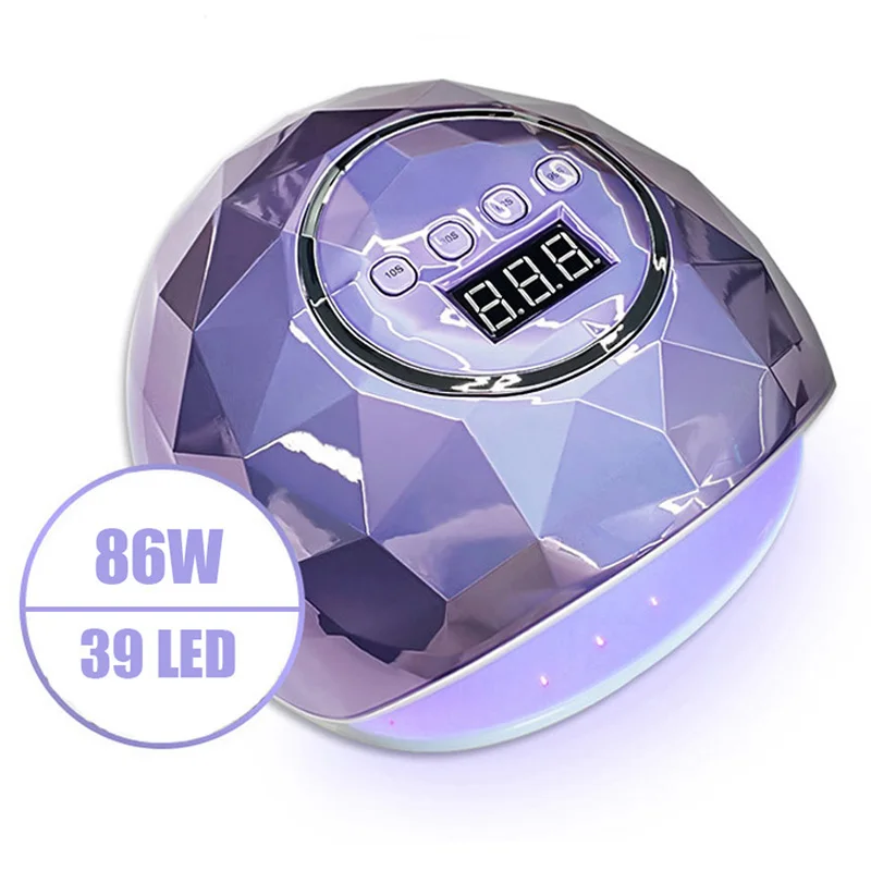 

86W UV LED Lamp Nail Dryer For Nail Manicure With 39 PCS LEDs Fast Drying Nail Drying Lamp Curing Light For All Gel Polish