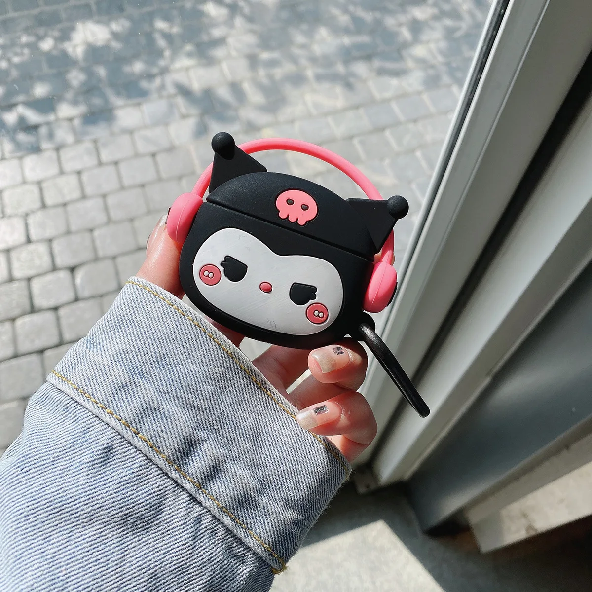 Фото Новый чехол для наушников Airpods Pro3 4 2 3 1 Pro 2, милый мультяшный беспроводной Bluetooth-гарнитура, защитный мягкий чехол с крючком №1