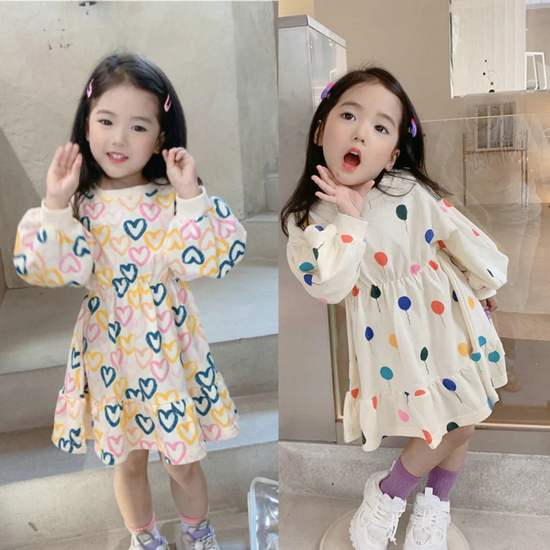 

Girl Dress Kids Skirts Spring Summer Cotton 2022 Elegant Flower Girl Dress Party Evening Gown School Kids Gift Children Clothing