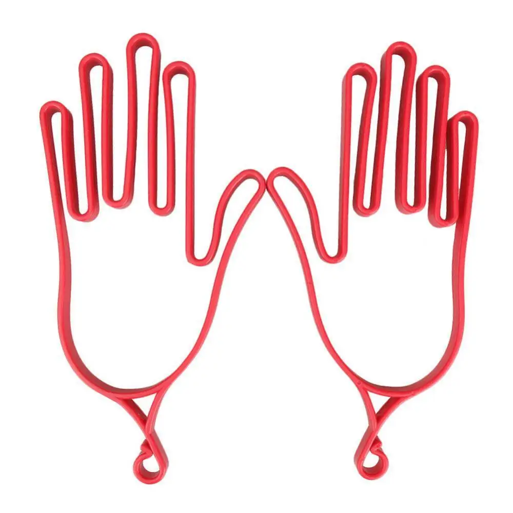 

Hot Sales 1 Pair Hand Shape Plastic Outdoor Sport Golf Gloves Mitten Holder Rack Stretcher