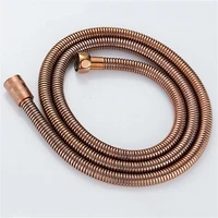 304 stainless steel shower hoses1 5m plumbing hoses g12 inches bathroom shower faucet head pipe rose gold blackchromeantique