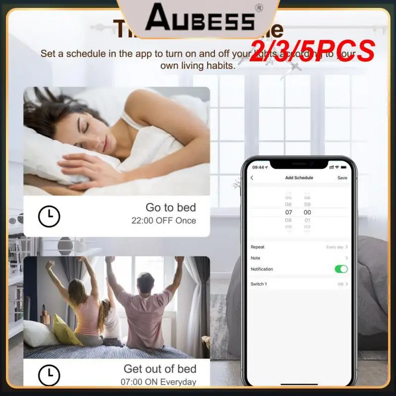 

Умный выключатель Zigbee, мини-модуль переключателя, 10 А, 2/3/5 шт.