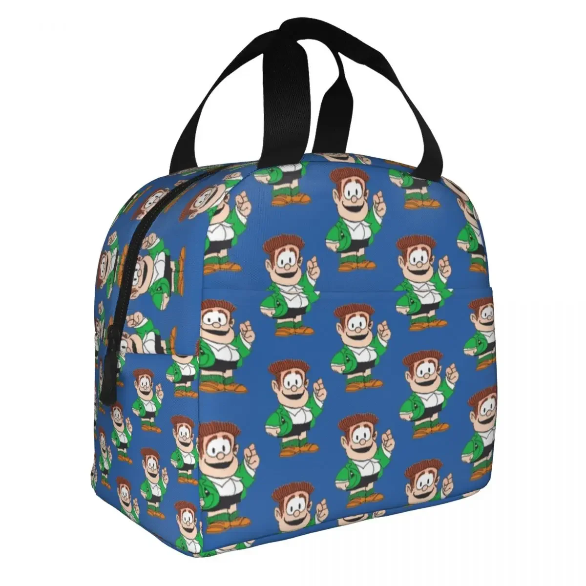 Mafalda-друг Manolito изолированная сумка для ланча портативная Фотосумка пляжа