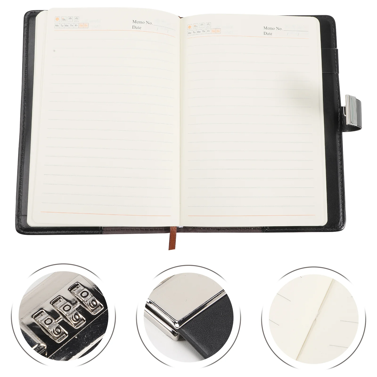 Блокноты с паролем и замком Дневник для девочек Журнал из искусственной кожи