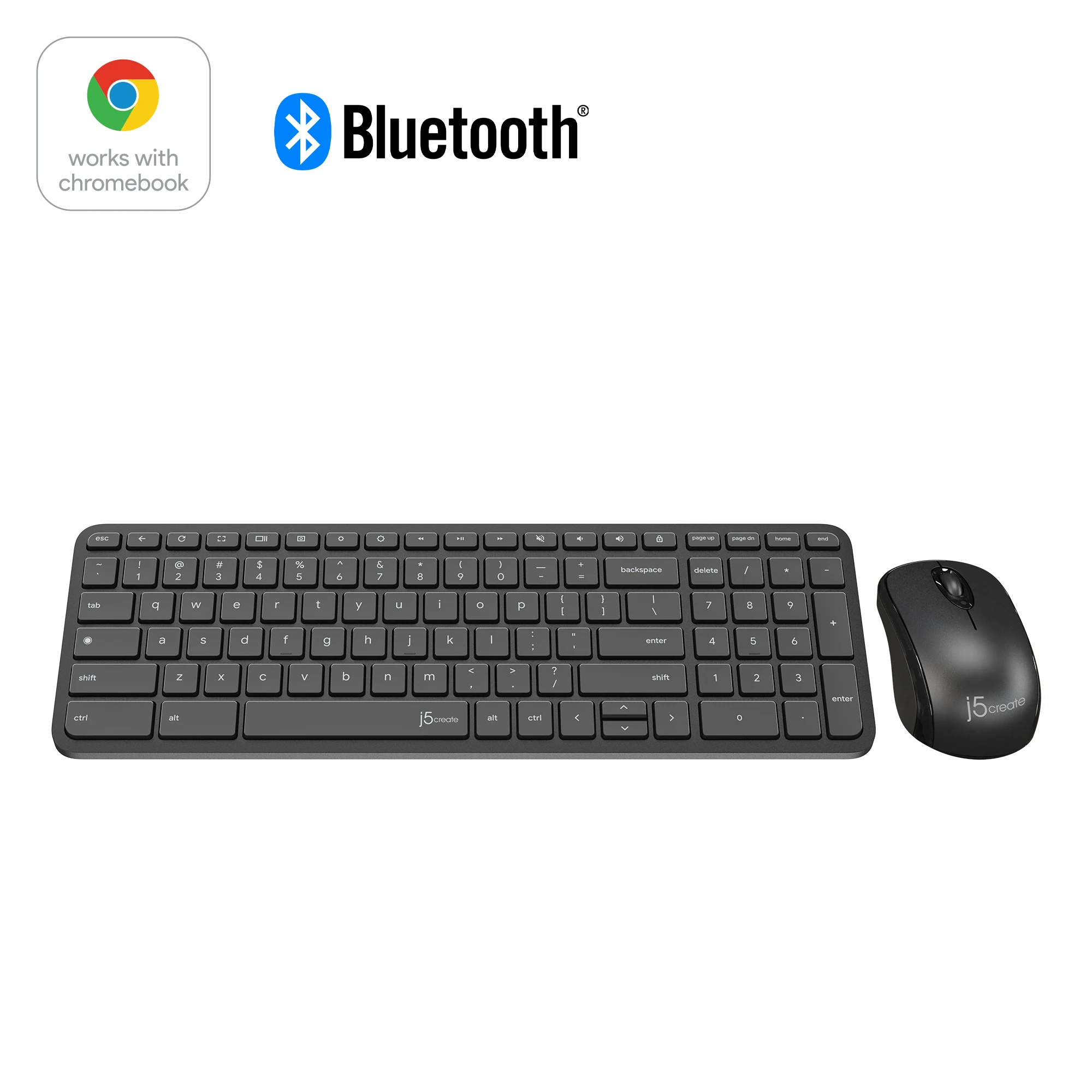 

Compact Wireless Keyboard and Mouse for Chrome OS