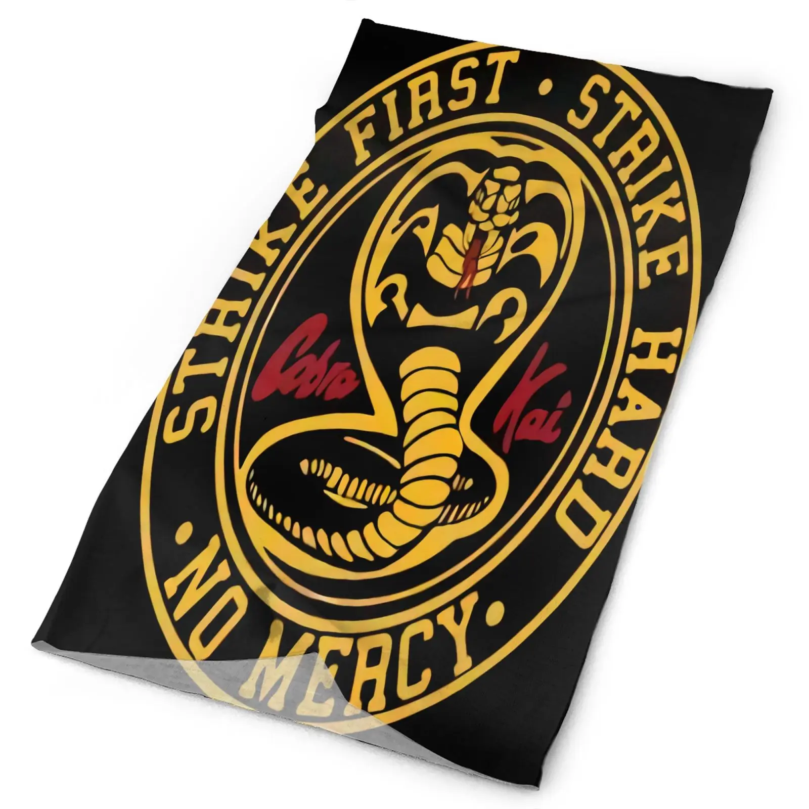 

Cobra Kai Strike First Strick Hand Men's Bandana Bandana Men Buff On Neck Ski Equipment Masks Tactical Mask Scarves And Shawls