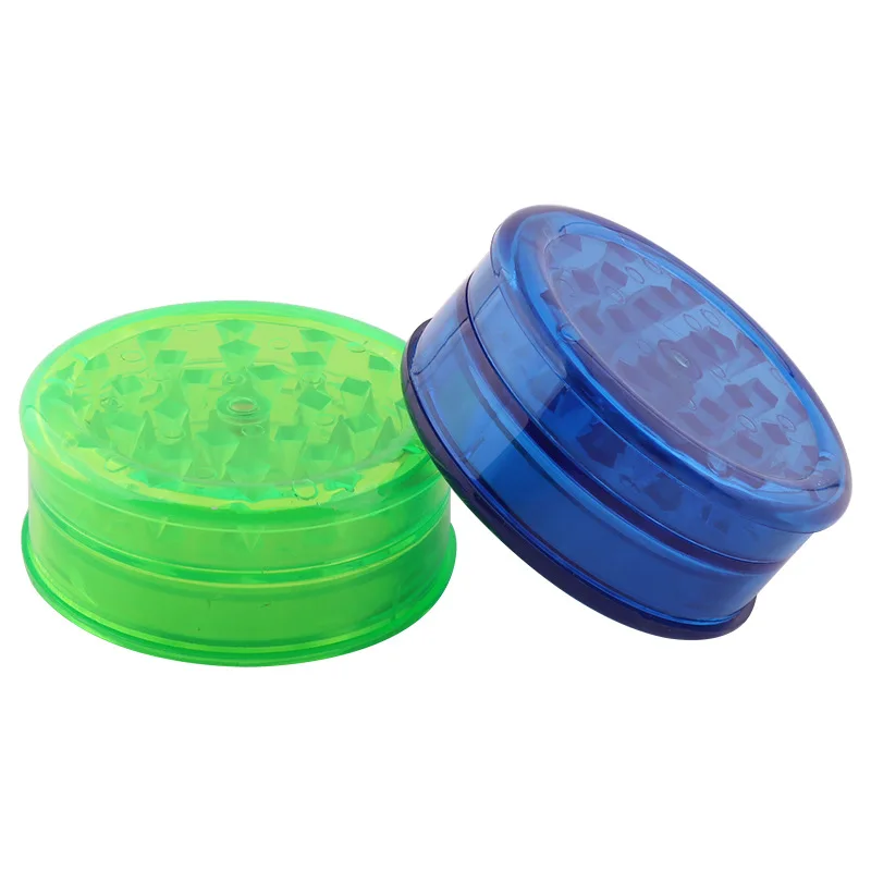 

Acrylic cigarette grinder best selling 3-layer 60MM plastic display boxed grinder