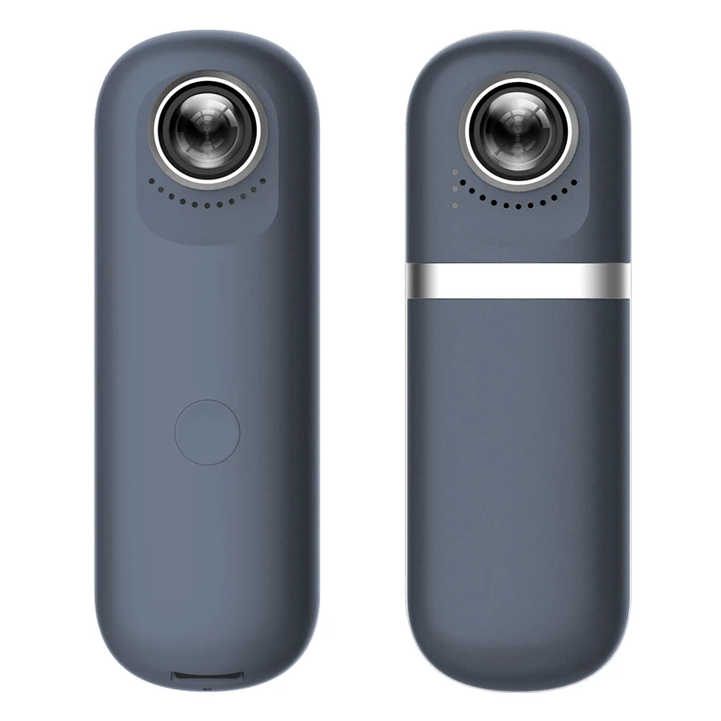 

Panoramic camera with double HD fisheye lens image seamless stitching live stream online WiFi connect