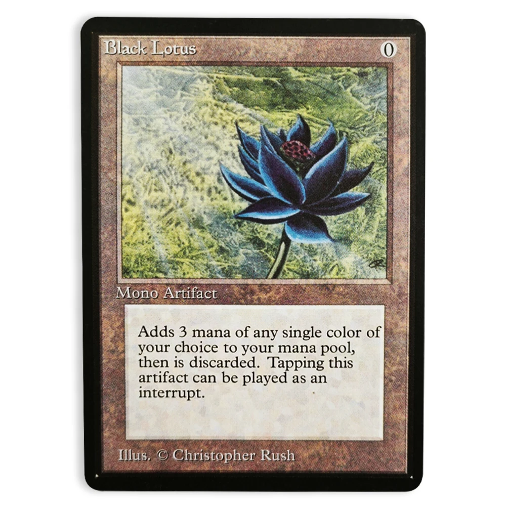 Фото Коллекционные карты TCG: Редкие эксклюзивные карты для магических игр — Черный лотос/Зимний шар/Ледяной манипулятор — Игрушки, хобби, подарки для мальчиков №4