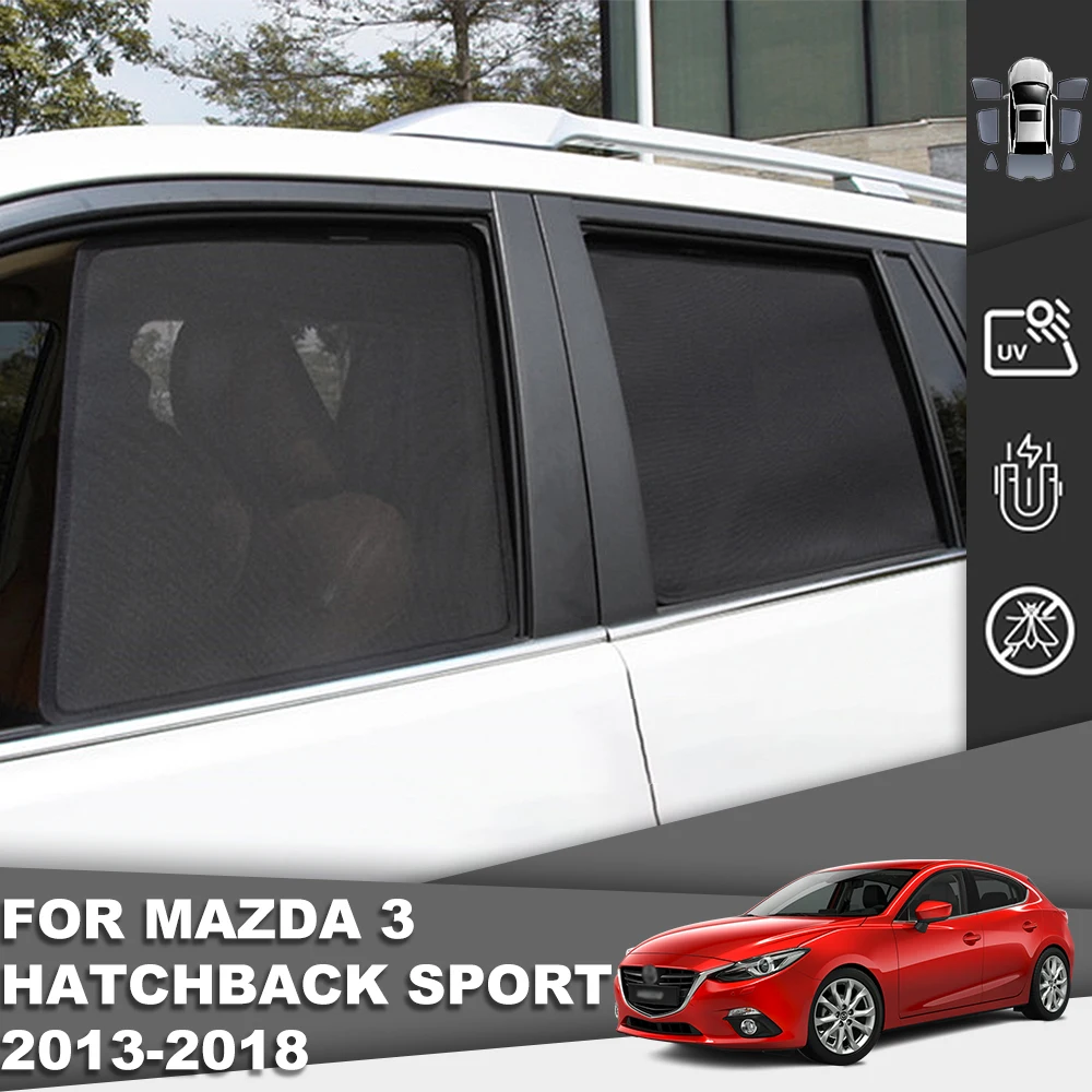 

Магнитный солнцезащитный козырек для Mazda 3 Hatchback 2013-2018 Alexa BM