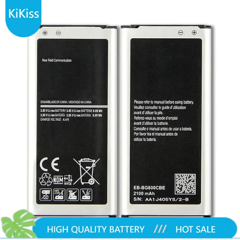 Аккумулятор для Samsung Galaxy S5 Mini G800 G800F G800H G800A G800Y G800R EB-BG800BBE 2100 мАч Аккумуляторы