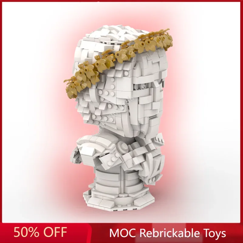 971 шт. Star Plan MOC римский император мраморный бюст боевая модель строительный блок