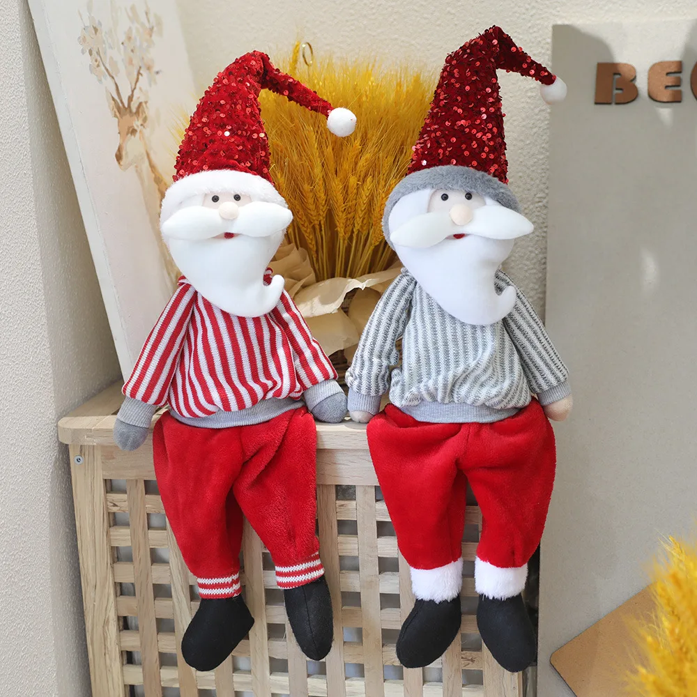 

Christmas Doll santa claus Snowman elk Gnome doll Merry Christmas Decorations Xmas Gift Navidad Happy New Year Decor 2023 Noel