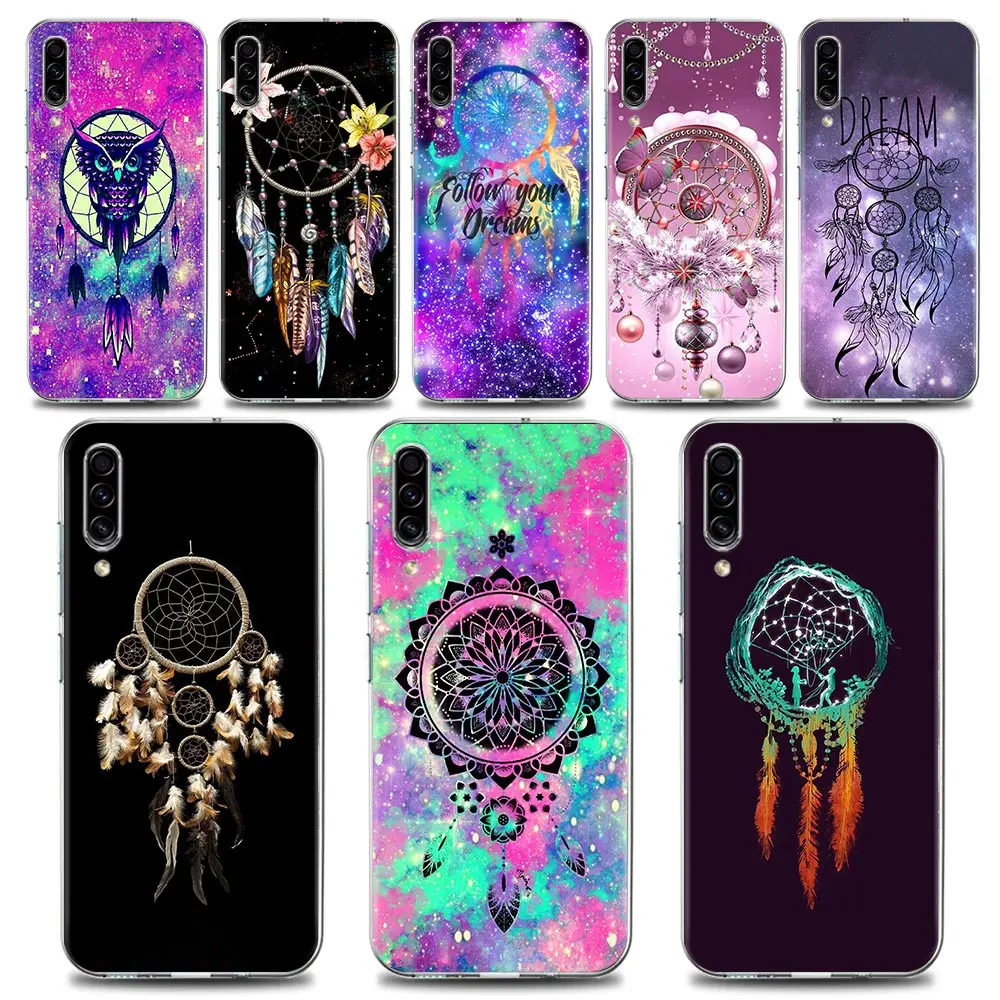 

Dreamcatcher Dream Catch Clear Phone Case for Samsung A70 A50 A40 A30 A20e A10 A02 Note 20 10 9 8 Plus Lite Ultra 5G TPU Case