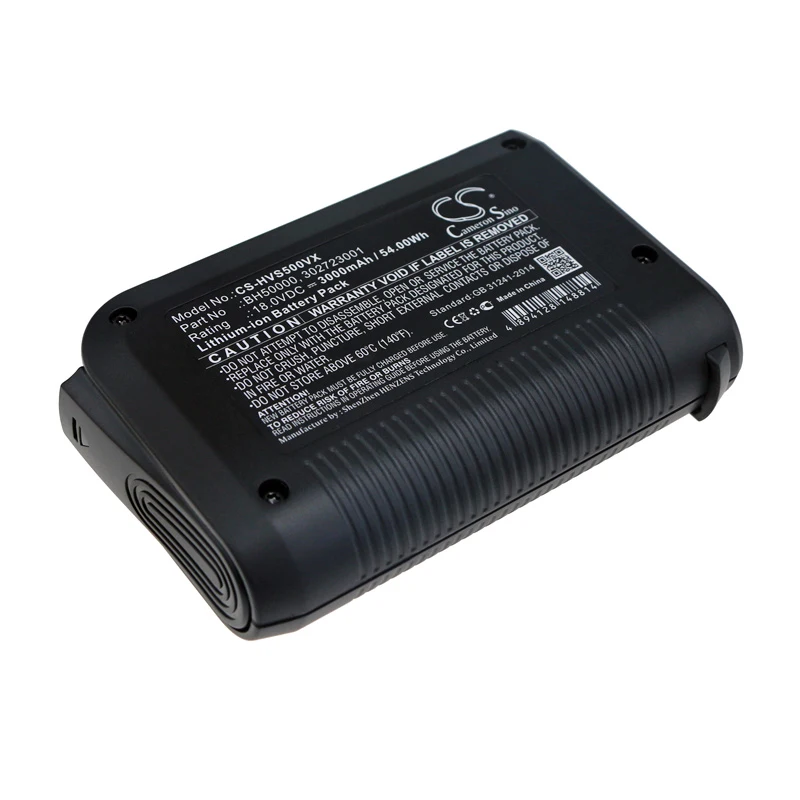 Vacuum 3000mAh Battery For Hoover 302723001 BH50000 BH50015 Platinum Collection LINX Cordless Handheld Platinum Stick LINX