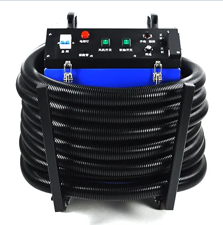 Аппарат для чистки воздуховодов инструменты с чисткой и пылесосом