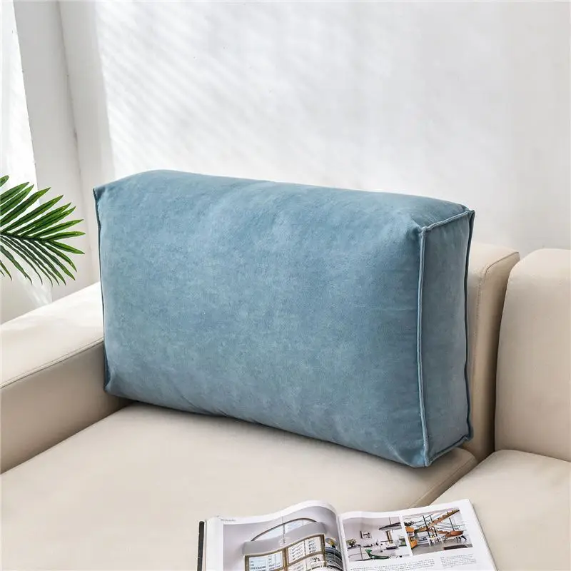 

Sofa Back Cushion Rectangular Headrest Pillow Bay Window Long Pillow Waist Protection Soft Bag Can Be Disassembled and Washed